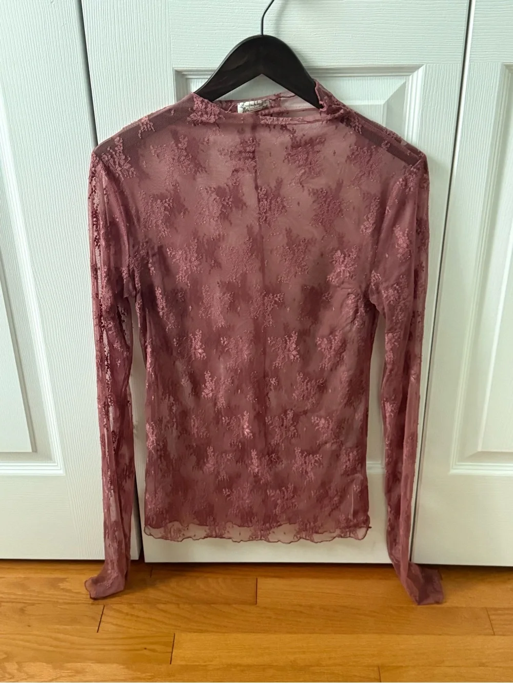 Free People Lady Lux Layering Top in Mauve